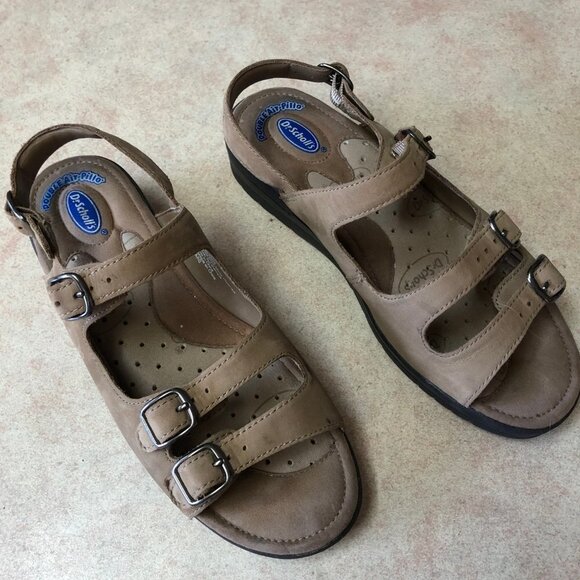 Dr. Scholl's Double Air Pillow Marg Sandals Size 8 - Picture 6 of 7